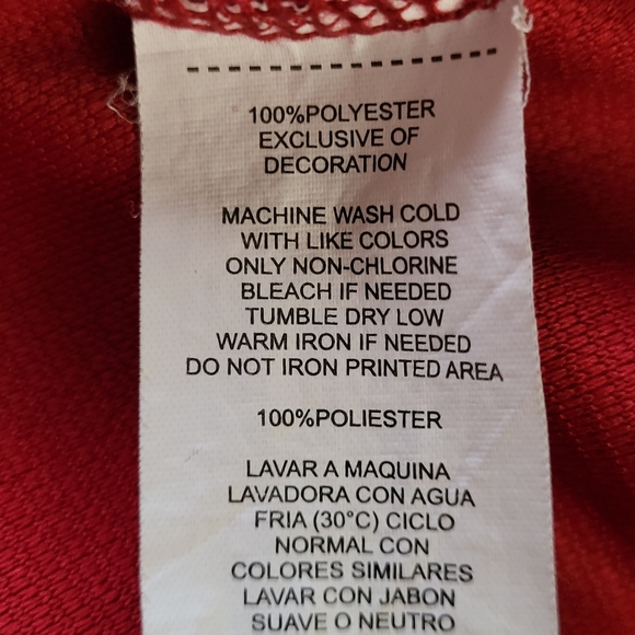 BIG & TALL  BURGUNDY GRANDSLAM PERFORMANCE 💯%POLYESTER 4XL PRELOVED CONDITION - Picture 6 of 7